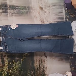 New with tags! Knox Rose Womens 4 denim blue jeans flexible no gap waist